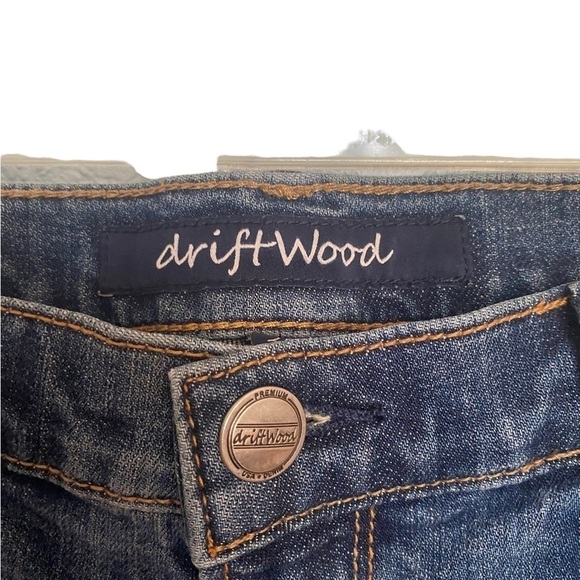 Driftwood Audrey Jeans Size 29, embroidered down the side - Picture 3 of 6
